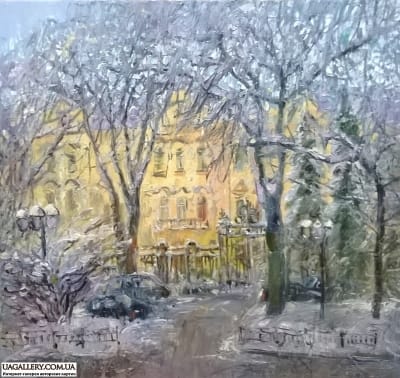 Картина «Київский пейзаж. Кловський Палац»
