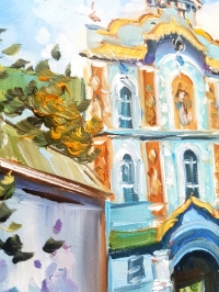 Картина «Види Києва. Києво-Печерська Лавра» - живопис для сучасних інтер'єрів