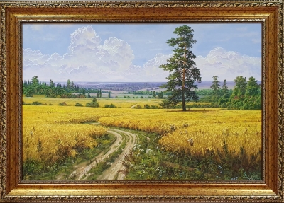 Картина олією пшеничне поле «Пшеничне поле» купити картину Київ