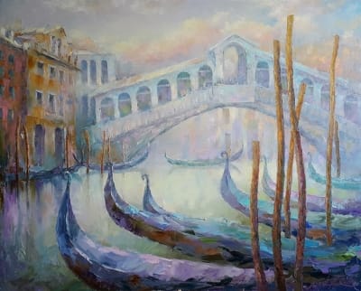 Картина «Раннее ранок - мост Риальто»