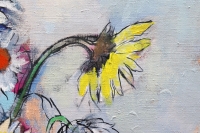 Картина з квітами 11 SUNFLOWERS купити живопис для сучасного інтер'єру