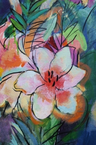 Картина WILD FLOWERS: LILIES картина для сучасного інтер'єру купити Киів