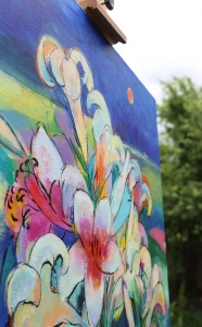 Картина WILD FLOWERS: LILIES картина для сучасного інтер'єру купити Киів