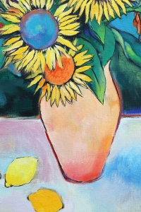 Картина натюрморт з соняхами SUNFLOWERS купити картину для сучасного інтер'єру