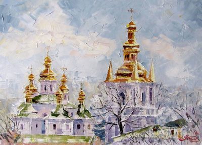 Картина «Зимова Лавра»