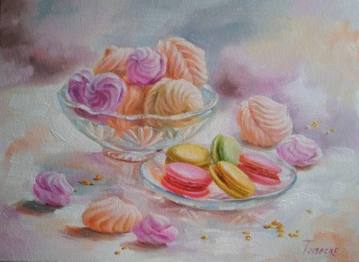 Картина «Десерт у хрусталі»