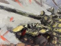Картина олією «Колона» купити живопис Україна