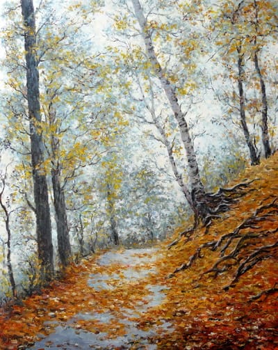 Картина «Алея», копія картини А.Адамова