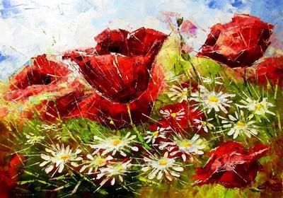 Картина «Маки» 7