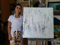 Картина олією «А тепла весна змінює холоднечу»