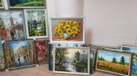Картина квіти «Соняшники» купити живопис Київ