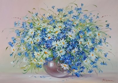 Картина «Польові квіти» купити живопис Україна