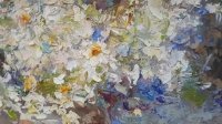 Картина олією «Абрикоси» купити живопис Україна
