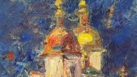 Картина олією види Києва «Види Києва. Сон Софії» купити живопис Україна