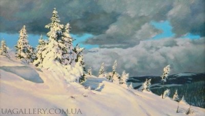 Картина пейзаж «Зима»