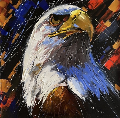 Картина AMERICAN EAGLE купити живопис для сучасних інтер'єрів