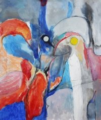 Абстрактна картина BIRDS купити картину для інтер'єру