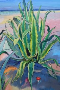 Картина для сучасного ірнтер'єру AGAVE живопис Украіни