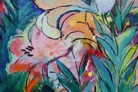 Картина WILD FLOWERS: LILIES картина для сучасного інтер'єру купити Киів