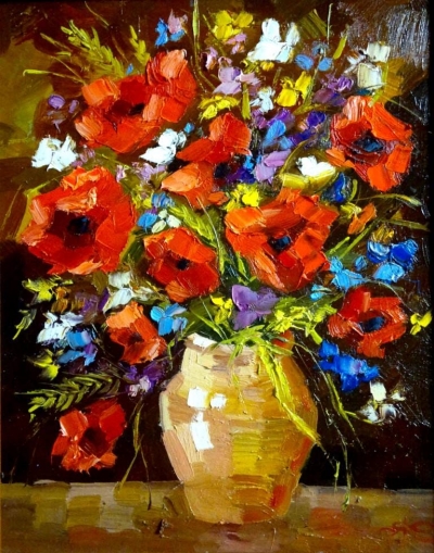 Картина «Маки. Букет»