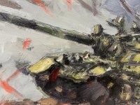 Картина олією «Колона» купити живопис Україна