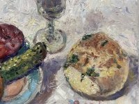 Картина олією натюрморт «Вечірній» купити живопис Україна