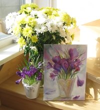 Картина «Крокуси»