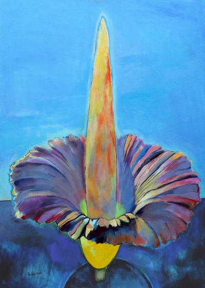 Картина AMORPHOPHALLUS TITANUM 2 картина для сучасного інтер'єру купити Киів