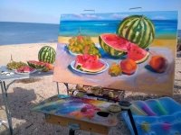 Картина «Соковитий відпочинок» - картини для сучасних інтер'єрів Україна - живопис натюрморт